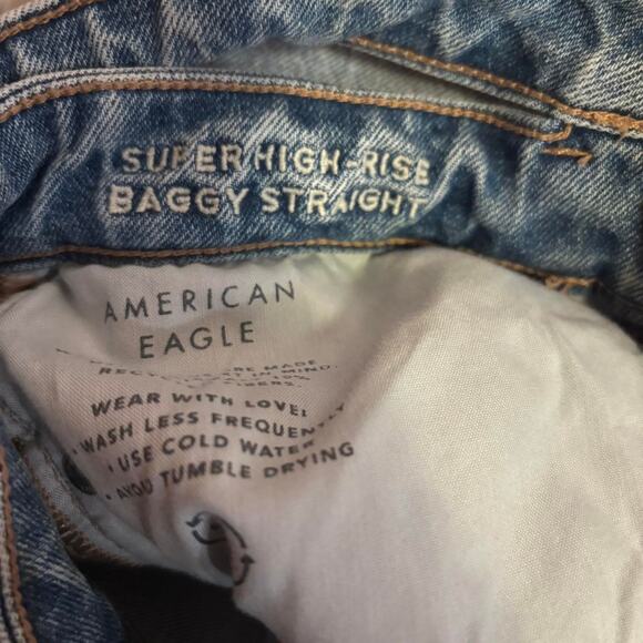 American eagle blue denim jeans - Picture 6 of 8